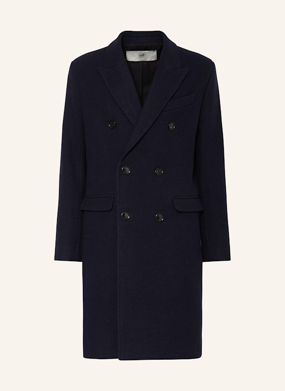 AMI PARIS Wool coat DARK BLUE