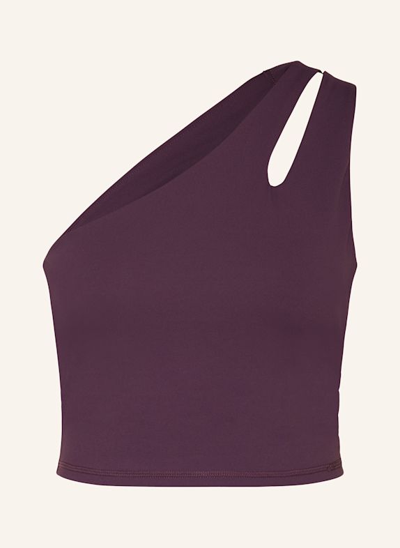 MANDALA Cropped-Top DUNKELLILA