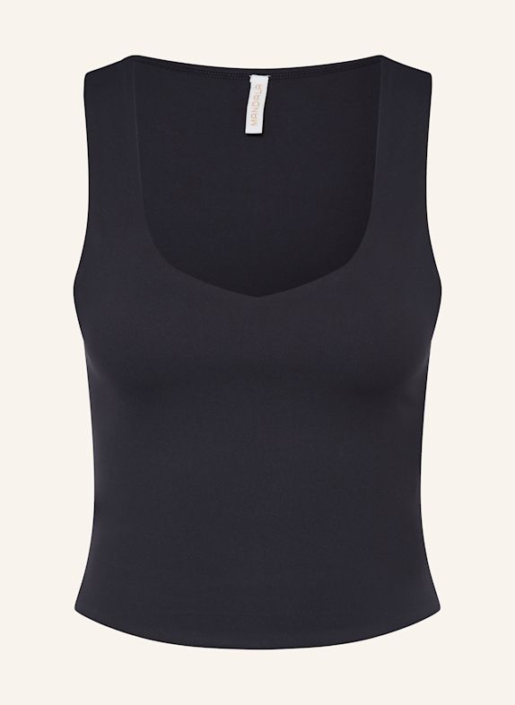 MANDALA Yoga-Top WORKOUT DUNKELBLAU