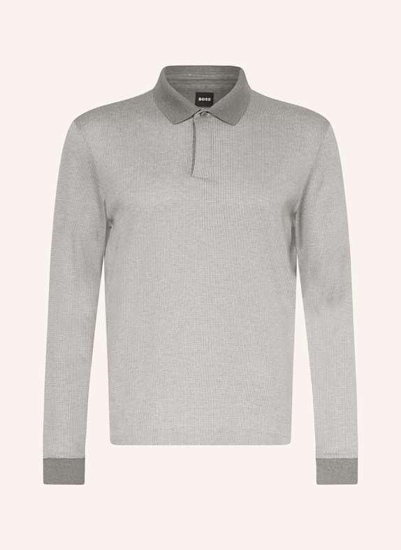 BOSS Piqué-Poloshirt PADO Regular Fit HELLGRAU