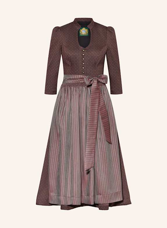 Hammerschmid Dirndl WEITSEE DUNKELROT/ HELLBRAUN/ GRÜN