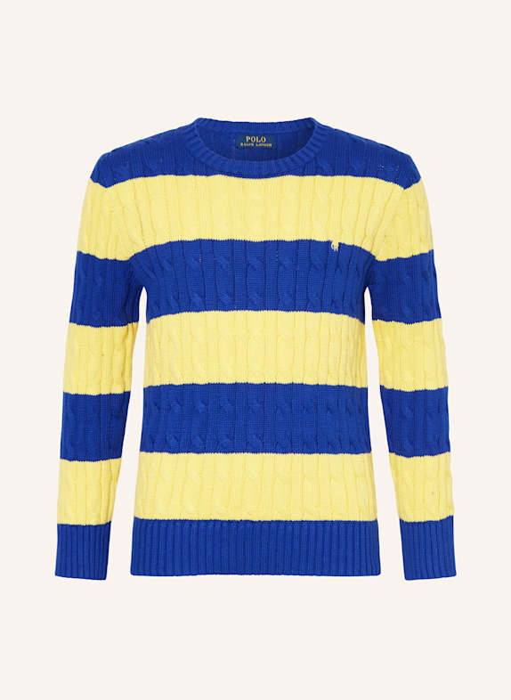 Wie kann ich Artikel zurücksenden Pullover BLAU/ GELB