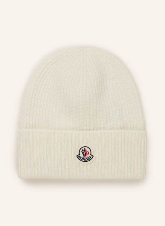MONCLER Mütze mit Cashmere ECRU
