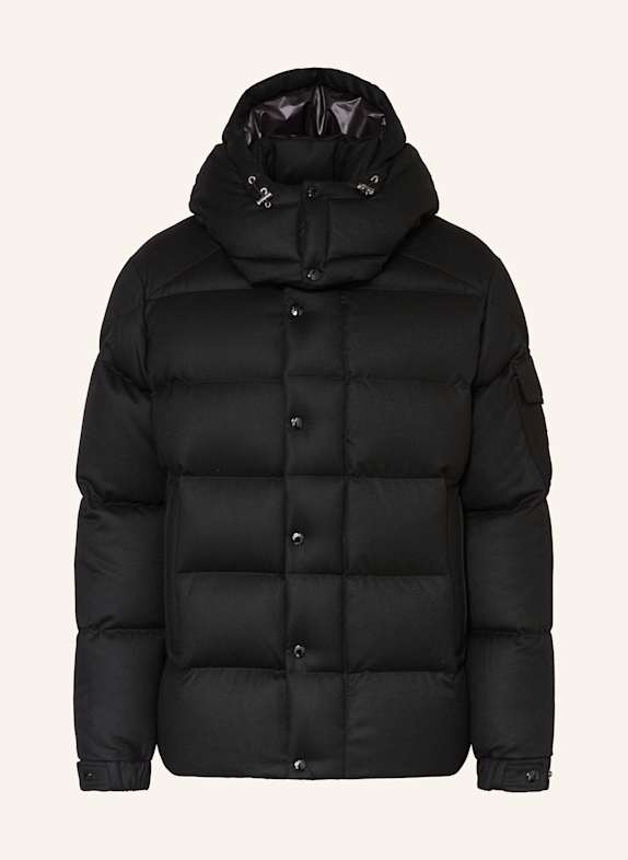 MONCLER Daunenjacke VEZERE mit abnehmbarer Kapuze SCHWARZ