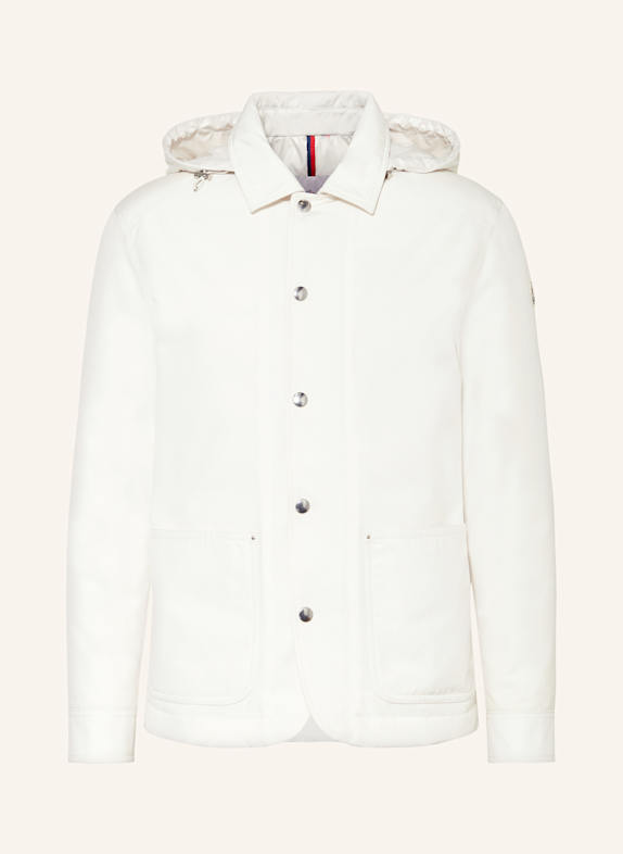 MONCLER Jacke BUFFAURE mit abnehmbarer Kapuze ECRU