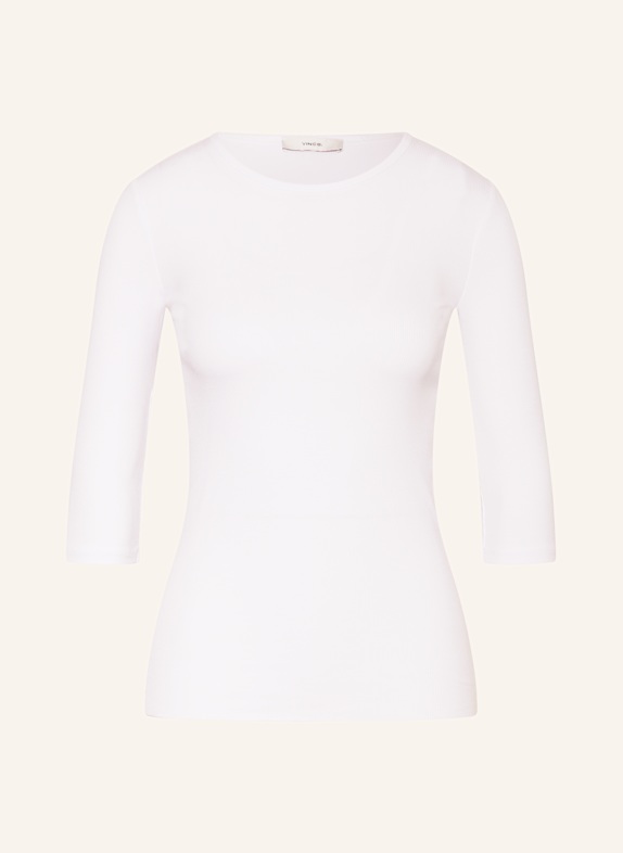 VINCE Shirt mit 3/4-Arm WEISS