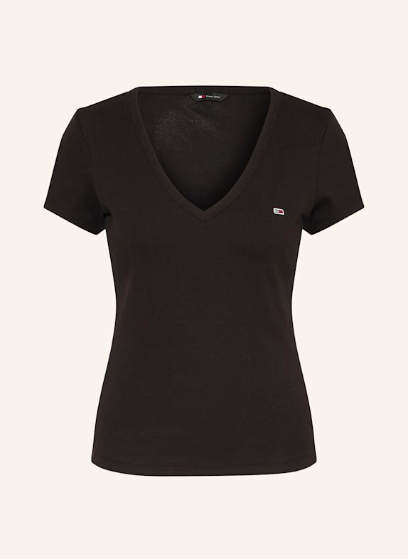 TOMMY JEANS T-Shirt SCHWARZ