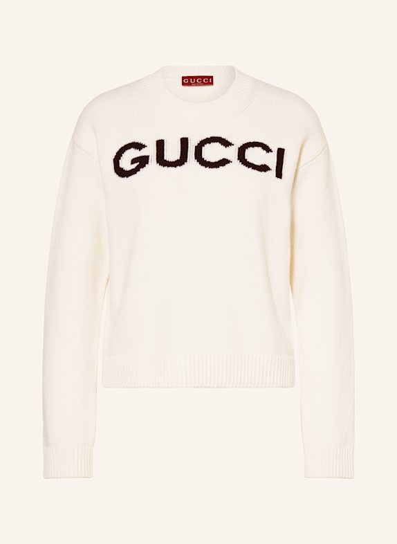 GUCCI Pullover ECRU/ SCHWARZ