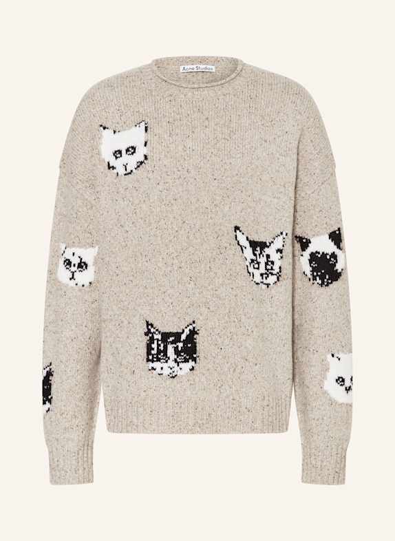 Acne Studios Sweter BEŻOWY