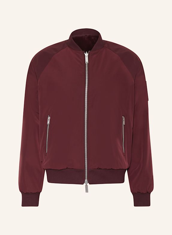 MOOSE KNUCKLES Blouson BUNNY zum Wenden DUNKELROT