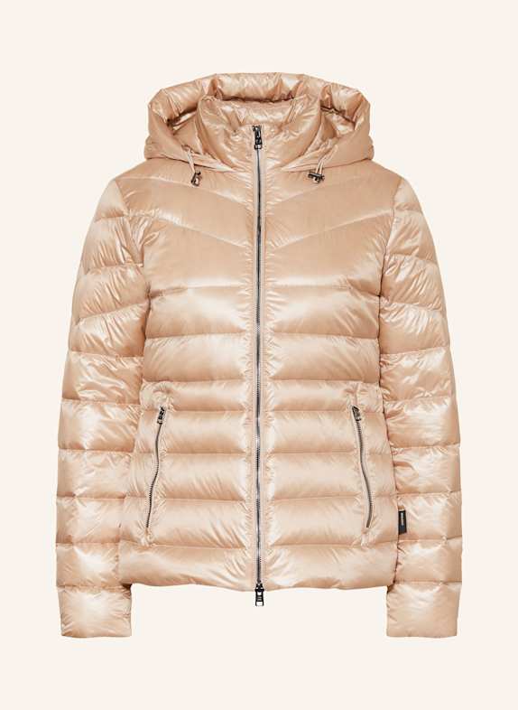 WOOLRICH Lightweight down jacket ALIQUIPPA LIGHT BROWN