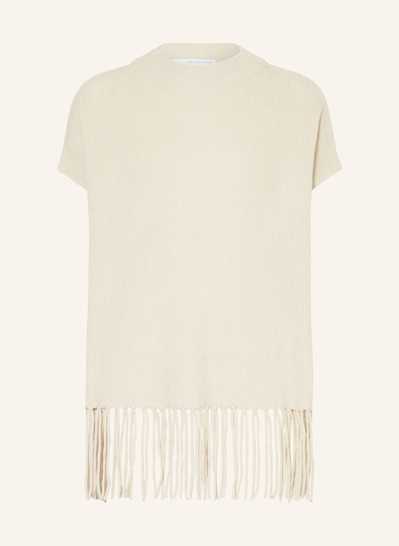 HERZEN'S ANGELEGENHEIT Poncho mit Cashmere BEIGE