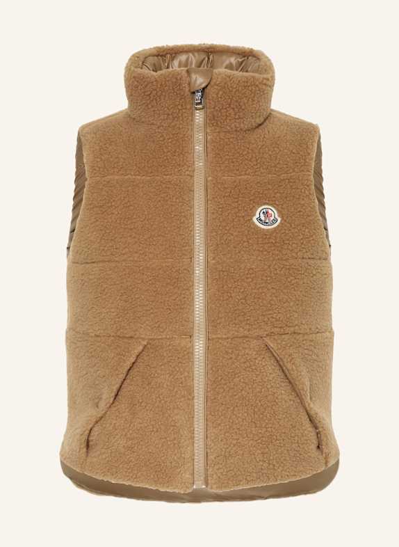 MONCLER enfant Daunenweste COLBRICON zum Wenden BEIGE
