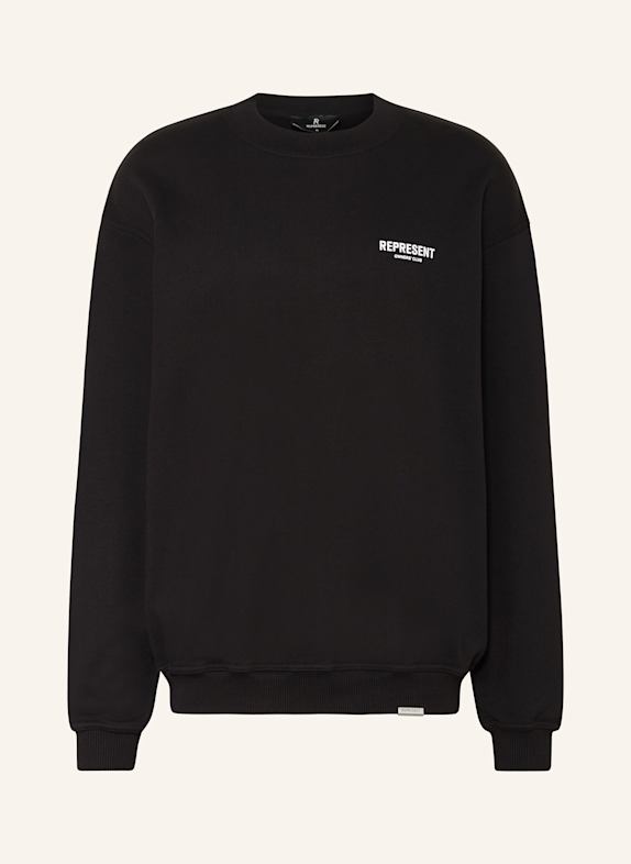 REPRESENT Sweatshirt SCHWARZ/ WEISS