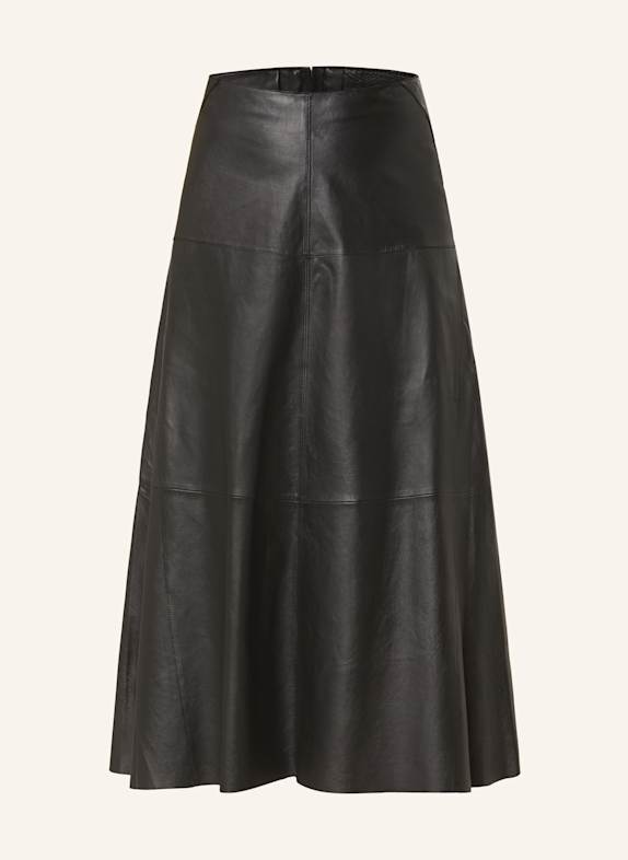 MRS & HUGS Leather skirt BLACK