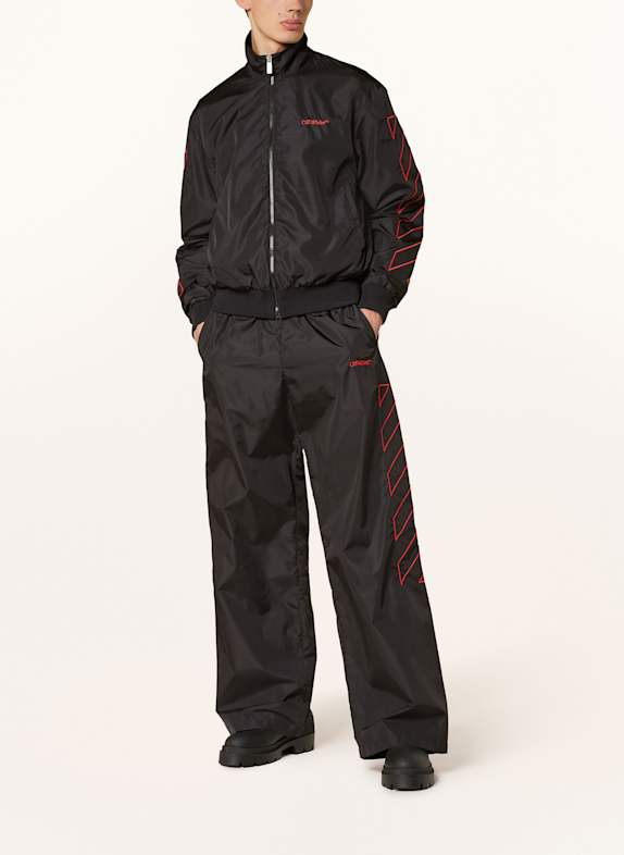 Off-White Trainingsbroek ZWART / ROOD