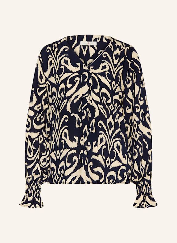 Buena Vista Blouse OLIVIA DARK BLUE/ CREAM