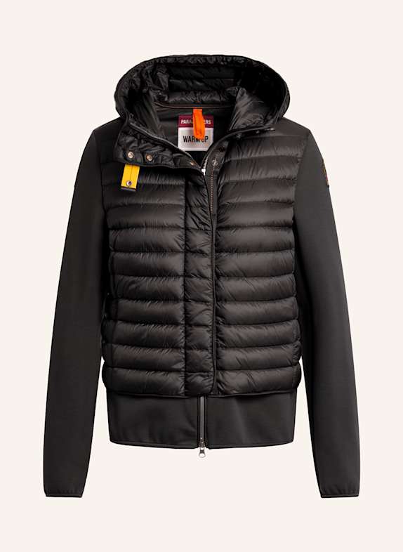 PARAJUMPERS Daunenjacke LORITA im Materialmix SCHWARZ
