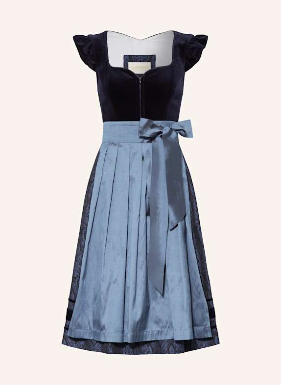 AlpenHERZ Dirndl FRANZI MODRÁ / TMAVĚ MODRÁ
