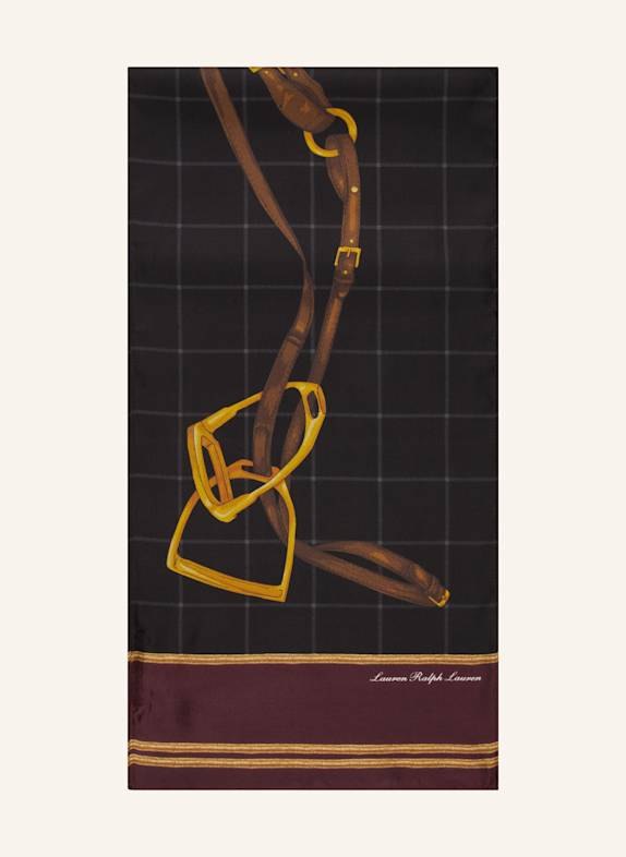 to the Women homepage Silk scarf BLACK/ YELLOW/ RED