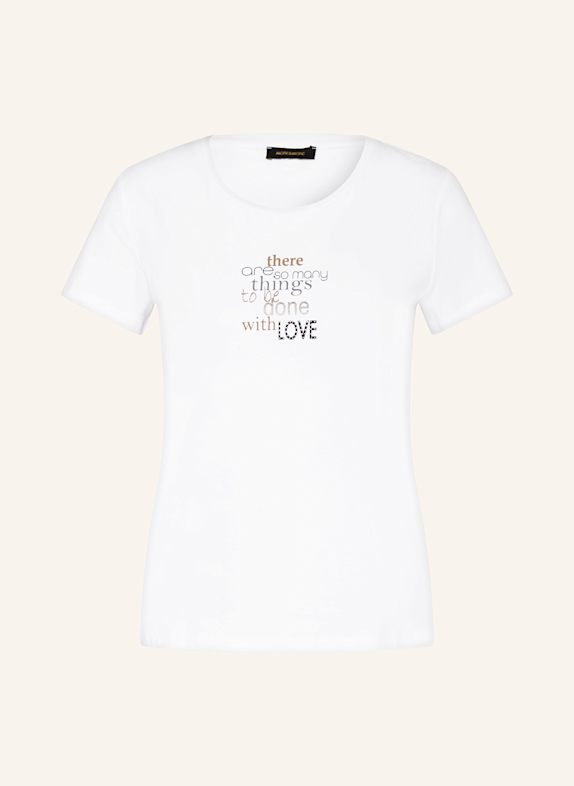 MORE & MORE T-shirt WHITE/ BROWN/ GRAY
