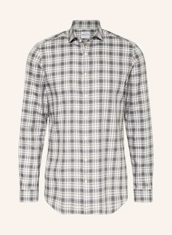 PAUL Hemd Slim Fit GRAU/ WEISS