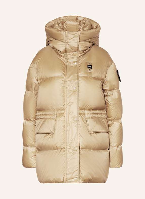 Blauer Daunenjacke LAUREL BEIGE