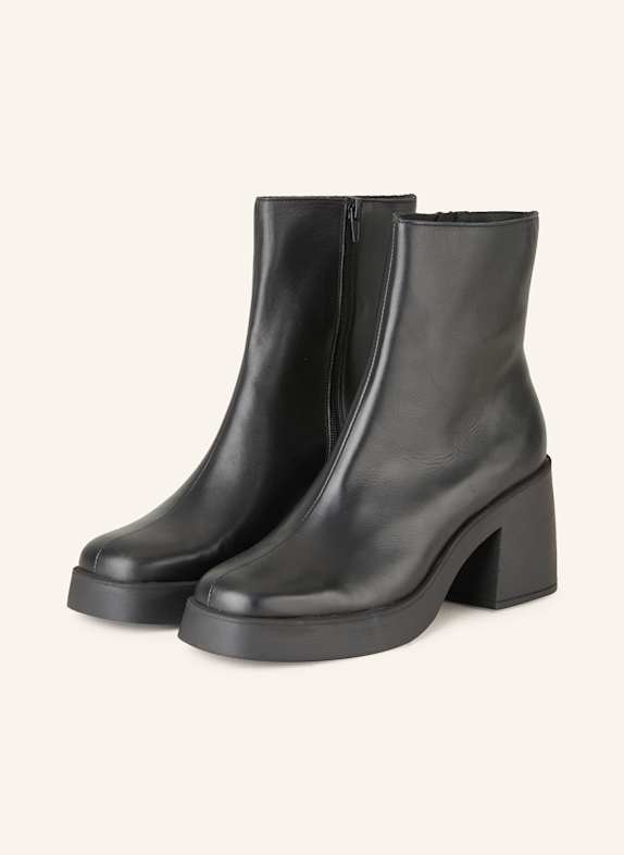 MRS & HUGS Ankle boots BLACK