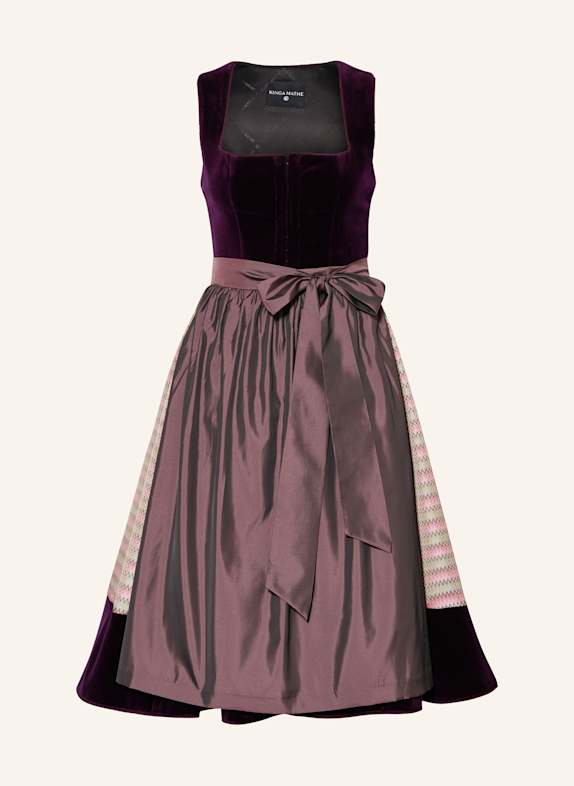 KINGA MATHE Dirndl LORIENT DUNKELROT/ GRÜN/ ROSA