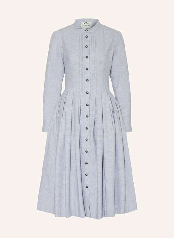 BERWIN & WOLFF Trachtenkleid aus Flanell HELLBLAU