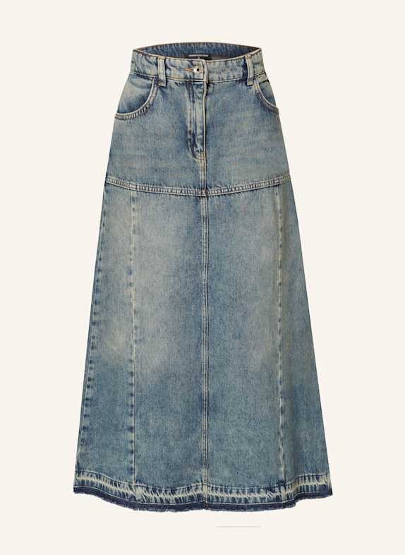 PATRIZIA PEPE Jeansrock CA25 Vintage Wash