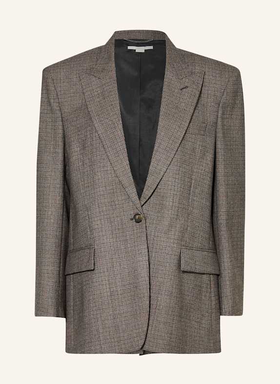 STELLA McCARTNEY Oversized blazer BEIGE/ LIGHT GRAY