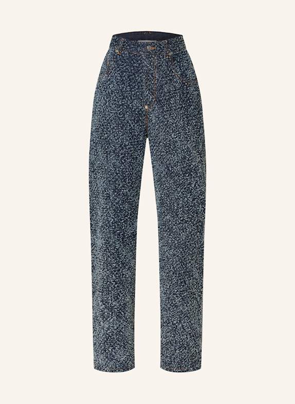 STELLA McCARTNEY Bouclé trousers 4224 BLUE BOUCLE DENIM
