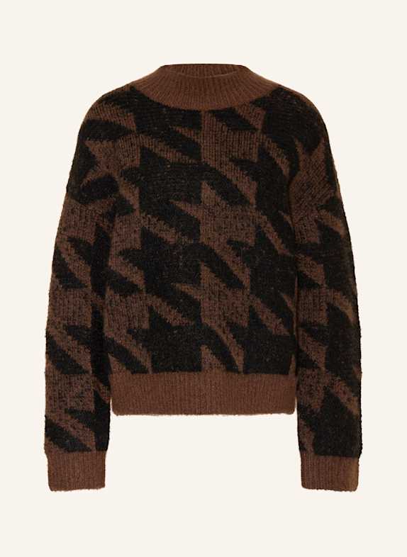 Marc O'Polo DENIM Pullover DUNKELBRAUN/ SCHWARZ