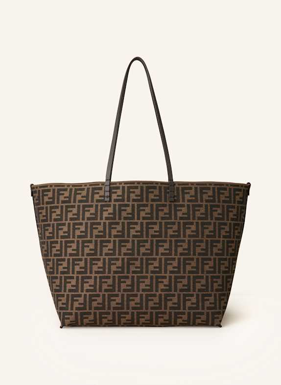FENDI Shopper ROLL LARGE mit Pouch OLIV