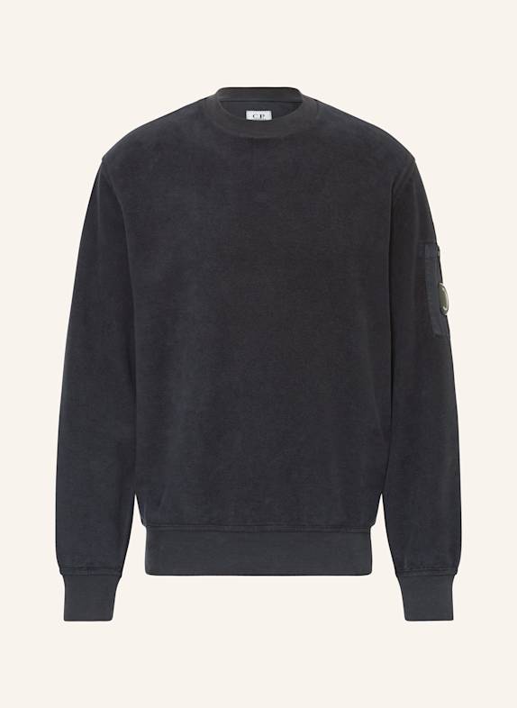 C.P. COMPANY Terry cloth shirt BLACK