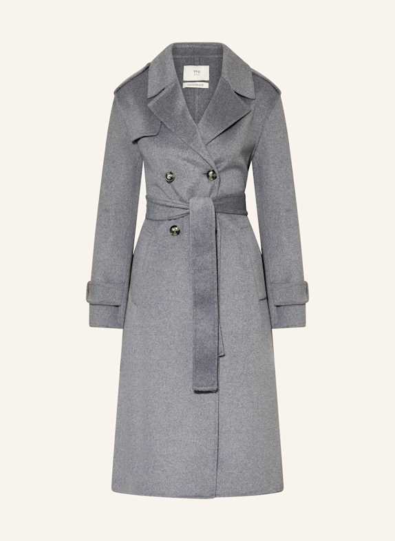 YNI STUDIO Płaszcz SZARY