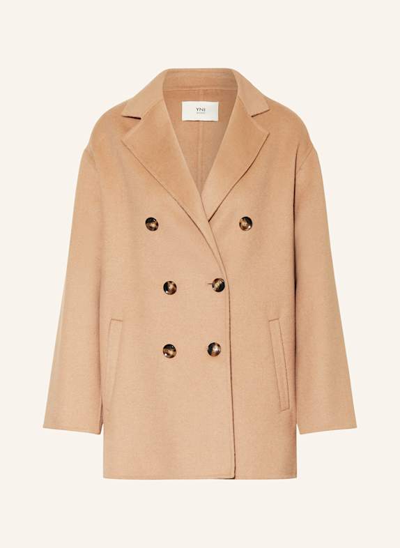 YNI STUDIO Coat CAMEL