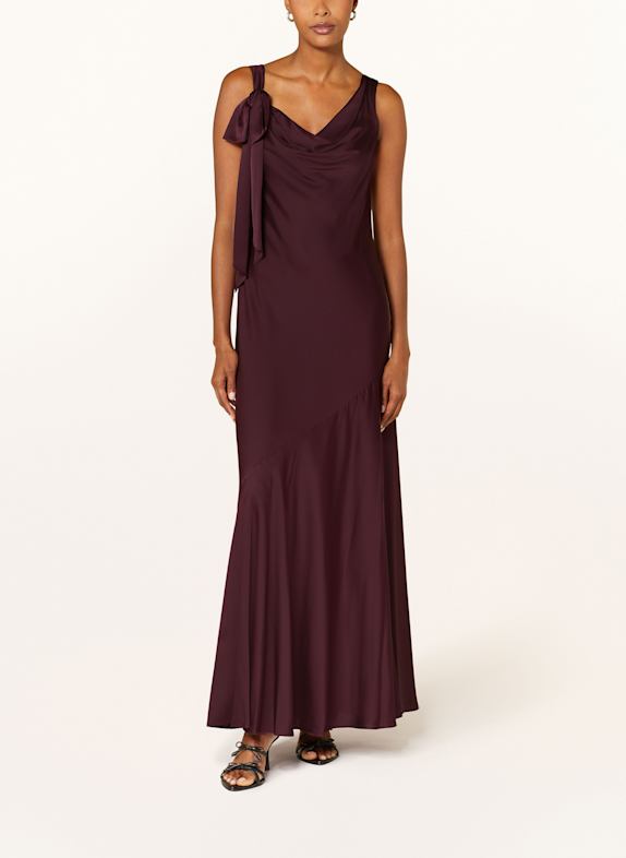 LAUREN RALPH LAUREN Abendkleid DUNKELROT