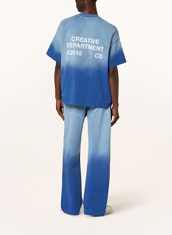 RETERNITY T-shirt BLAUW / LICHTBLAUW