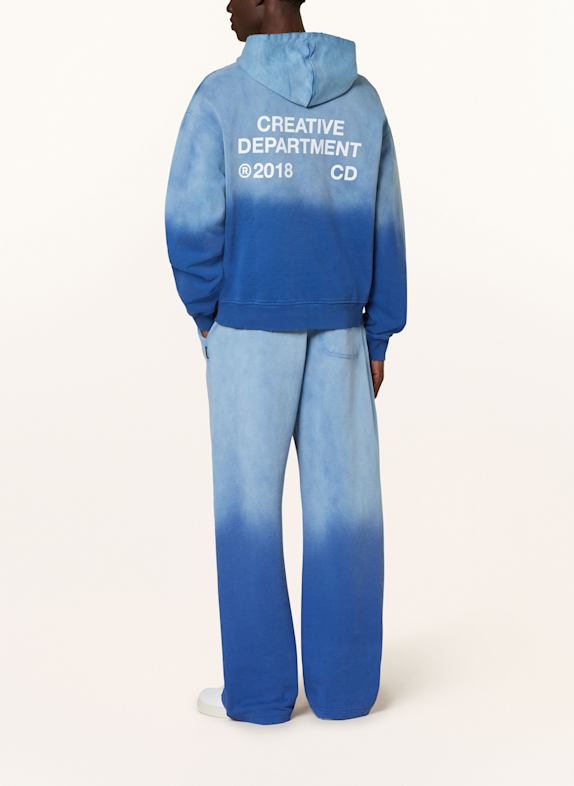 RETERNITY Hoodie CREATIVE DEPT BLAUW / LICHTBLAUW