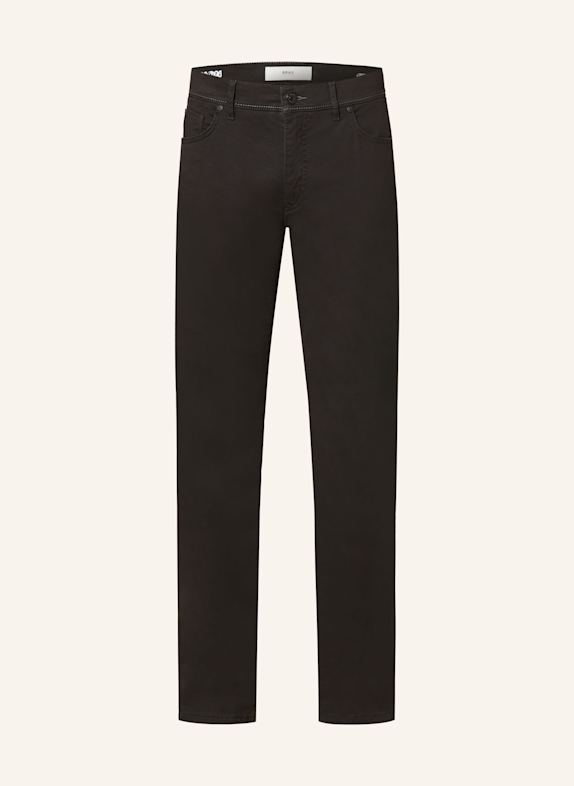 BRAX Spodnie CADIZ straight fit CZARNY