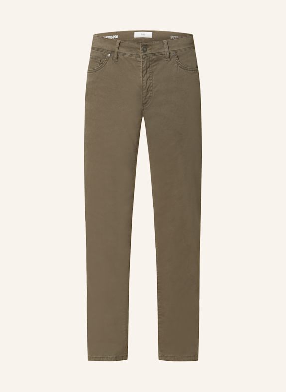 BRAX Spodnie CADIZ straight fit OLIWKOWY