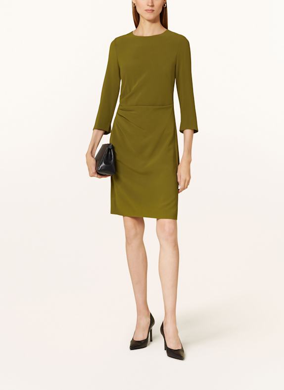windsor. Etuikleid mit 3/4-Arm OLIV