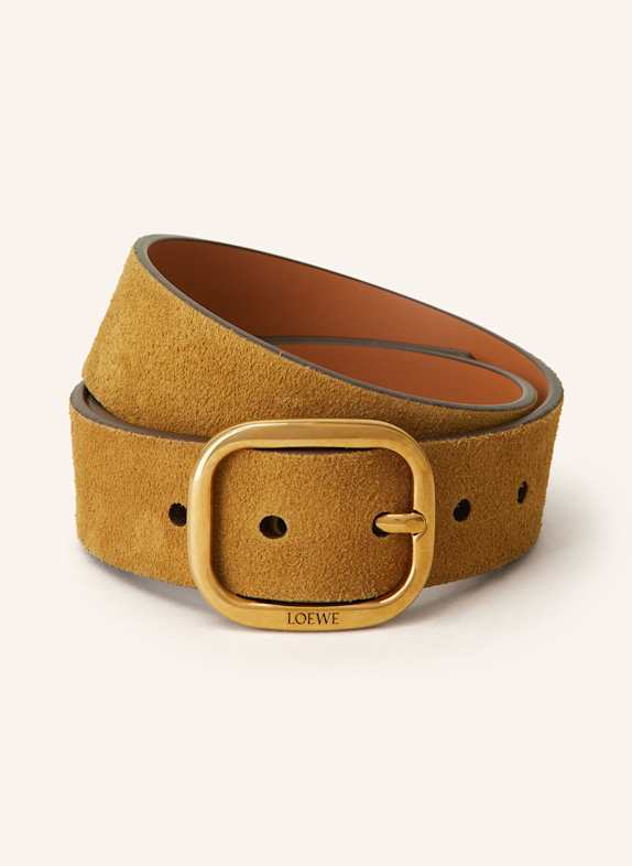 LOEWE Ledergürtel COGNAC