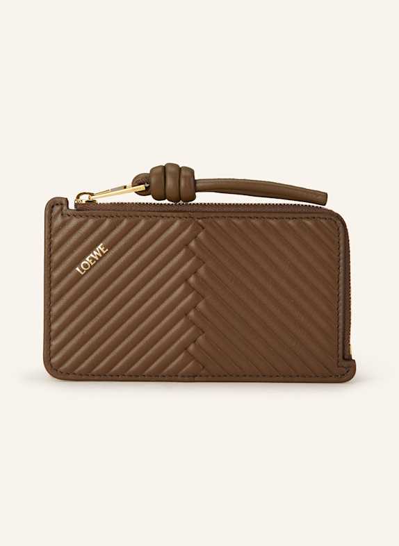 LOEWE Card case BROWN