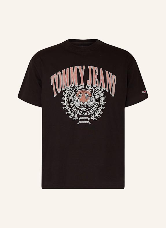 TOMMY JEANS T-Shirt SCHWARZ