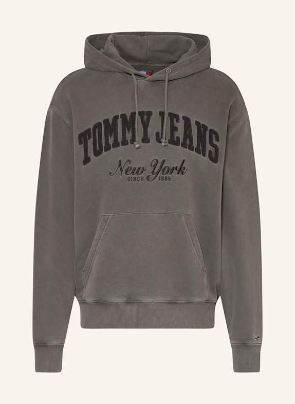 TOMMY JEANS Hoodie DUNKELGRAU/ SCHWARZ