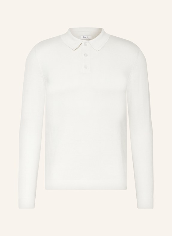 PAUL Strick-Poloshirt ECRU