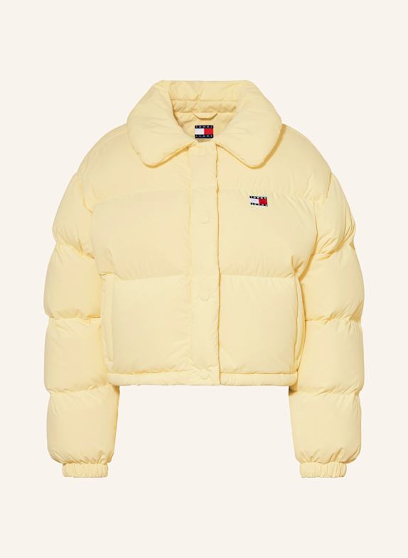 TOMMY JEANS Cropped-Steppjacke HELLGELB